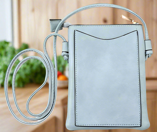 Blue - Heart Cut Crossbody Cellphone Bags
