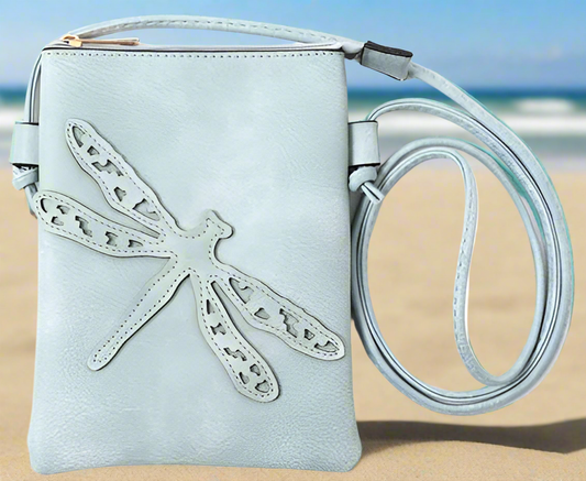 Blue - Dragonfly Crossbody Bag